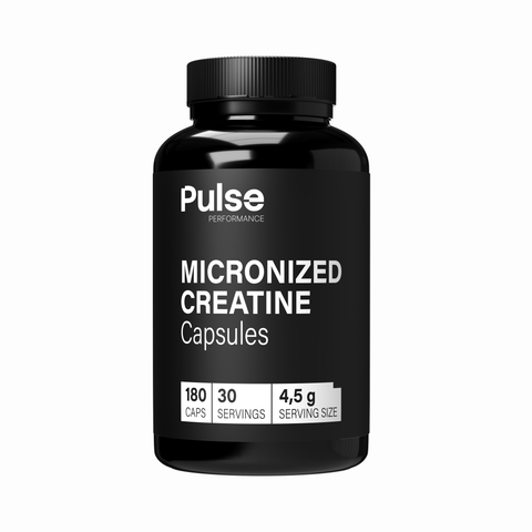 Pulse Performance Micronized Creatine capsules