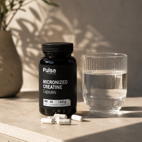 Pulse Performance Micronized Creatine capsules
