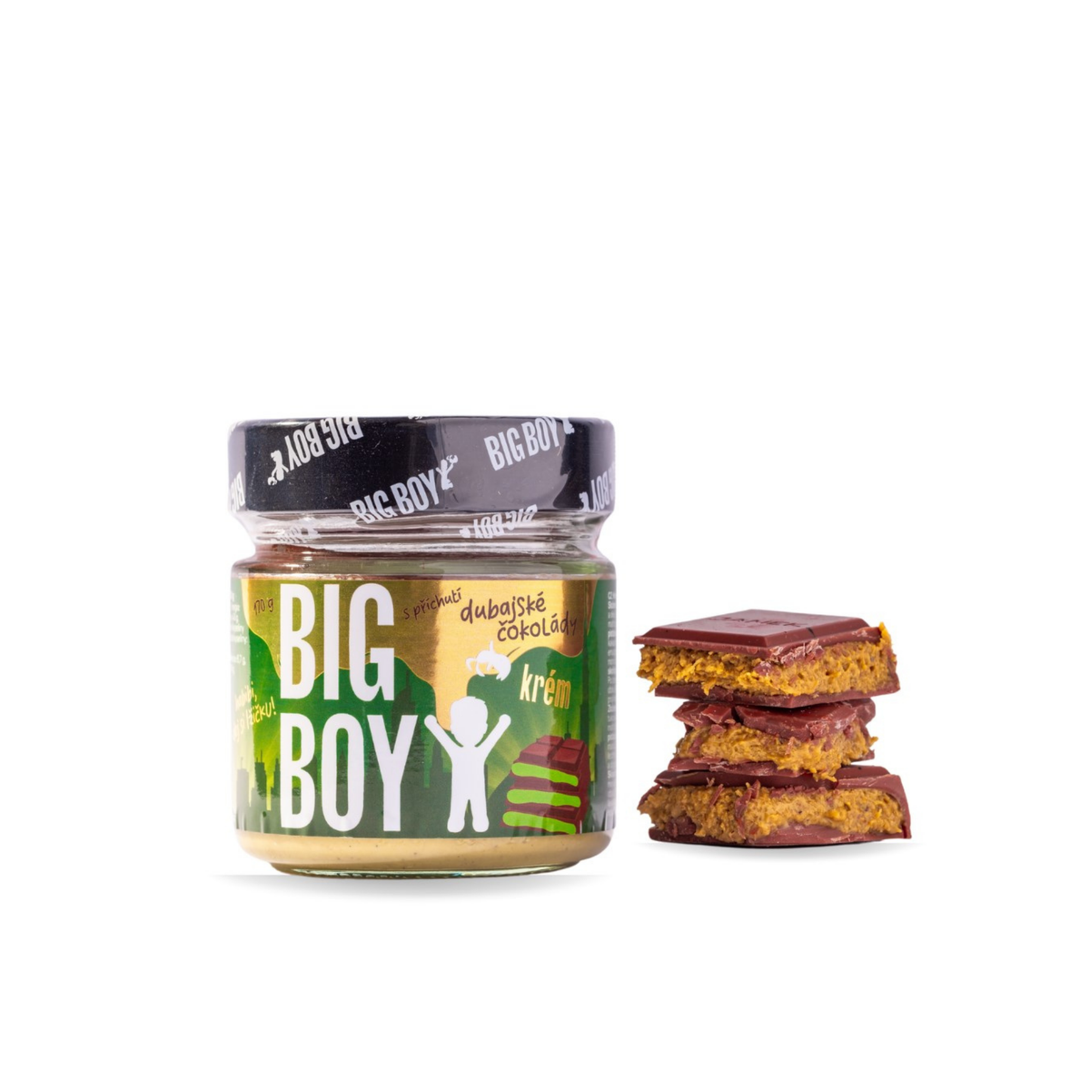 Big Boy Pistáciový krém Dubajská čokoláda - 170 g
