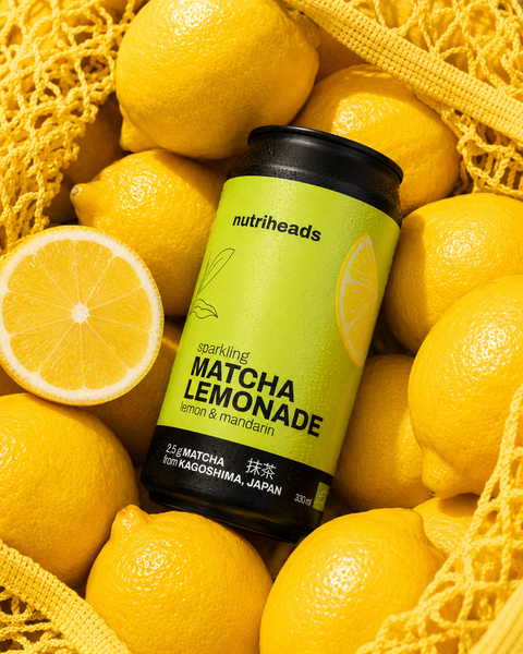 Nutriheads Sparkling Matcha Lemonade