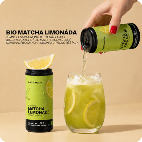 Nutriheads Sparkling Matcha Lemonade