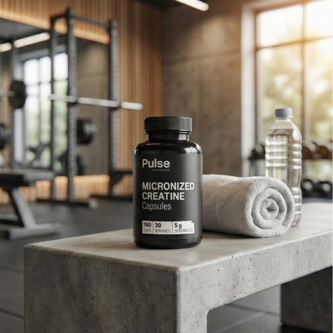 Pulse Performance Micronized Creatine capsules