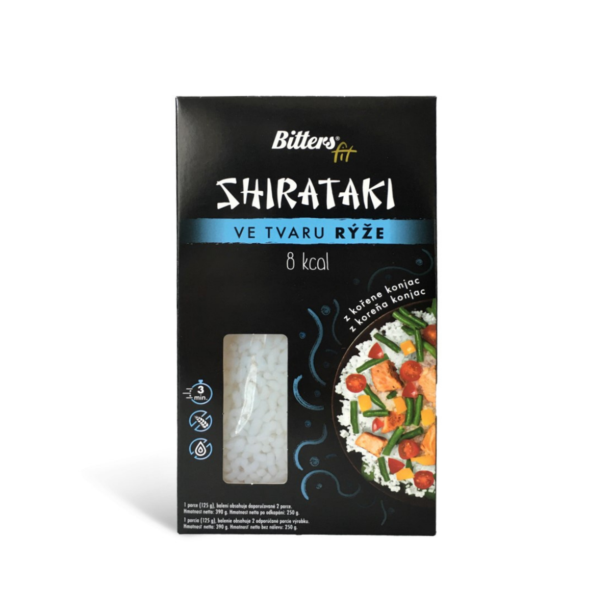 Bitters shirataki FIT - rýže - 390 g