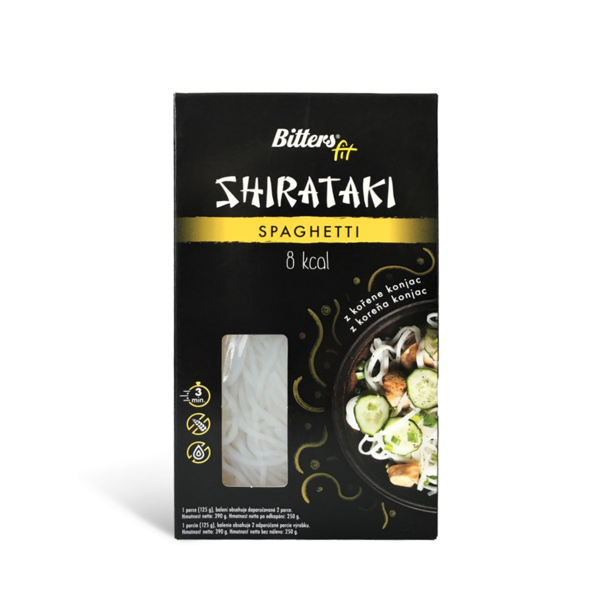 Bitters shirataki FIT - špagety - slim / 390 g