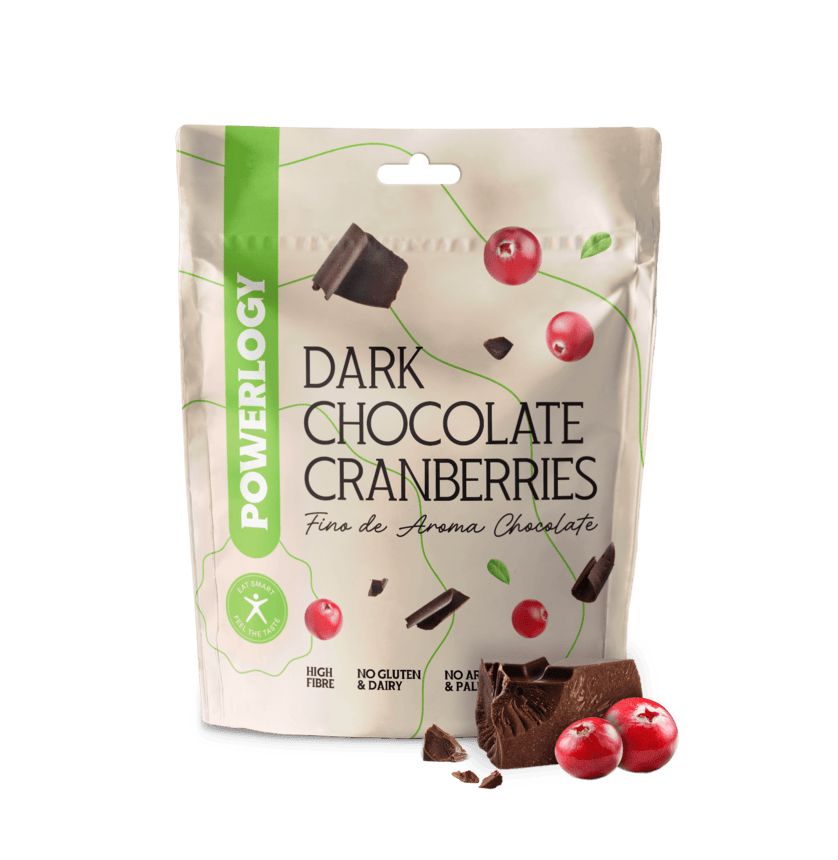 Powerlogy Dark Dražované Plody 100 g - Brusinky