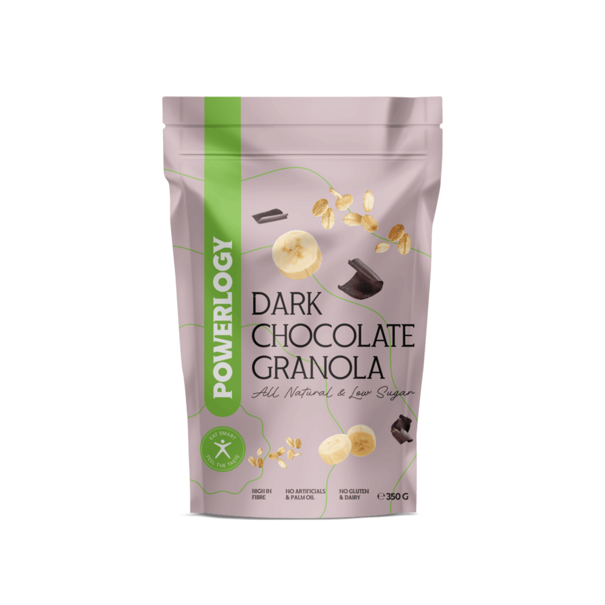 Powerlogy Granola 350 g - Čokoláda