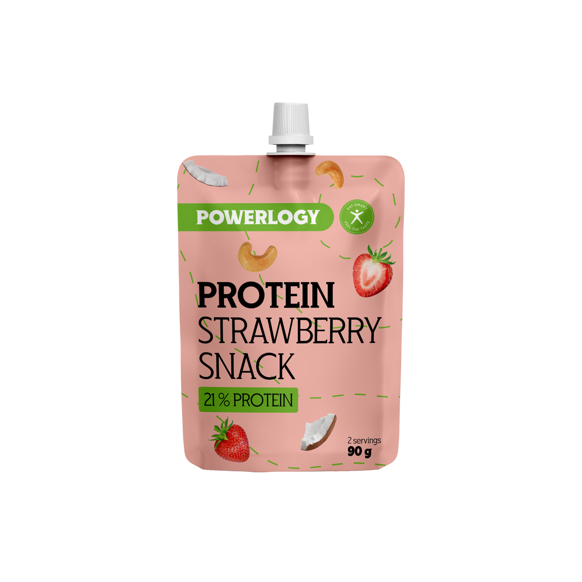 Powerlogy Protein Snack 90 g - Jahoda